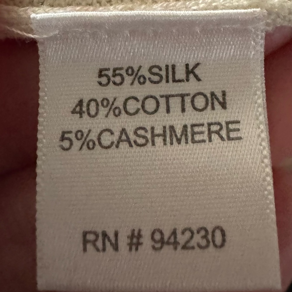 Paul Fredrick Cream Turtleneck Sweater - Men's - Picture 7 of 8